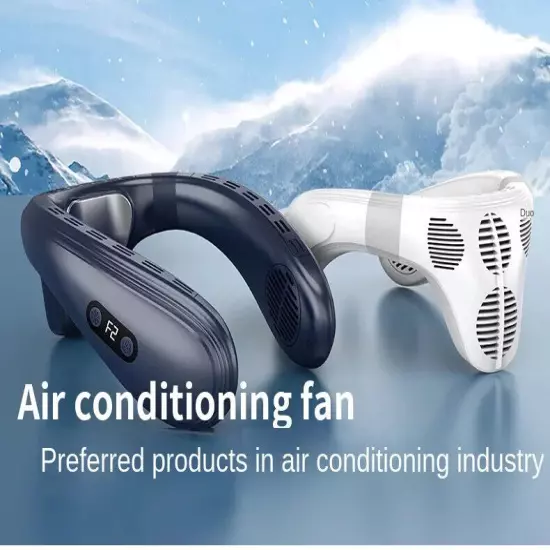 New Neck Air Conditioner Portable Neck Fan Rechargeable Semiconductor Cooling