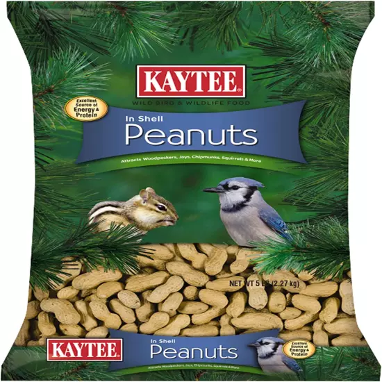 Peanuts in Shell for Squirrels, Woodpeckers, Nuthatches, Jays, Towhees, Cardinal