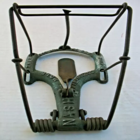 VINTAGE NASH MOLE TRAP - KALAMAZOO, MICHIGAN