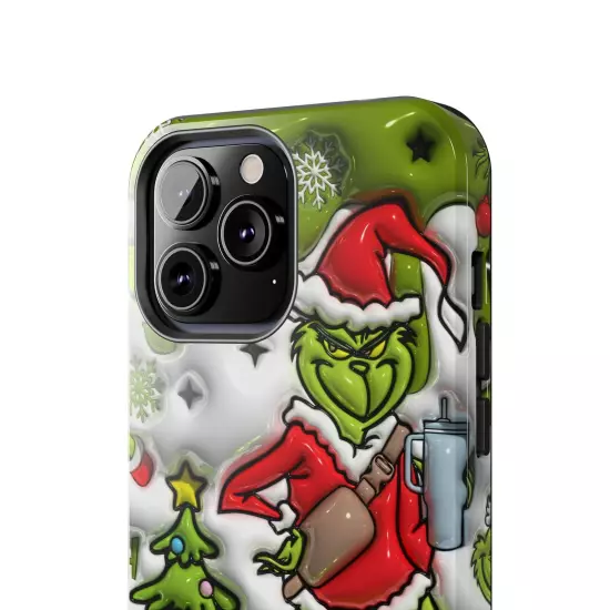 Grinch Tough Phone Cases Samsung S20 S21 S22 S23 Iphone 15 14 13 12 11