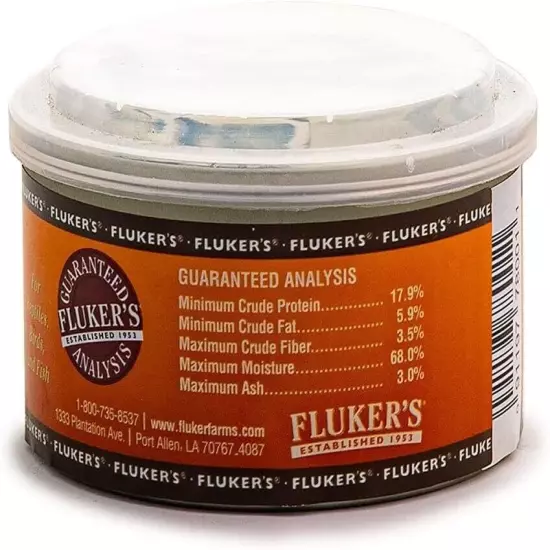 Fluker's Gourmet Meal Worm Canned Food for Reptiles, Fish, Birds & Small Animals