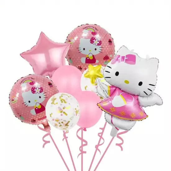 Hello Kitty 10pcs Party Balloon Set, perfect for any celebration, Kawii Cute!!