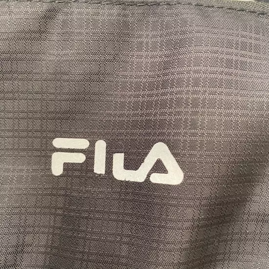 FILA Retro Fanny Pack Unisex Adjustable Strap Black & Silver