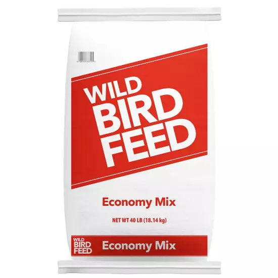 Global Harvest Foods Economy Mix Wild Bird Feed, Dry, 1 Count per Pack, 40 lb. B