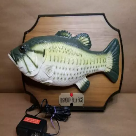 Gemmy Industries Corp. BIG MOUTH BILLY BASS SINGING LARGE MOUTH BASS 1999.