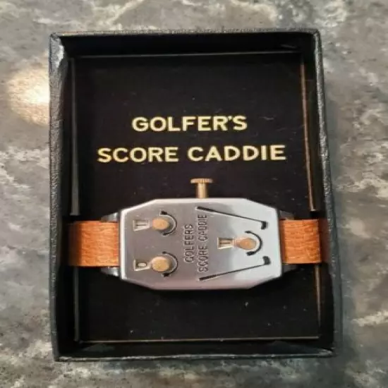 Vintage Golfers Score Caddy New in Box