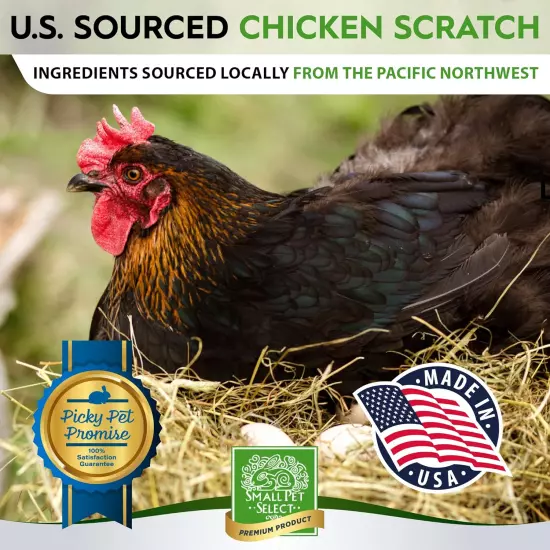 Small Pet Select Sustainable Chicken Scratch, Non-Gmo, Corn Free, Soy Free. Loca