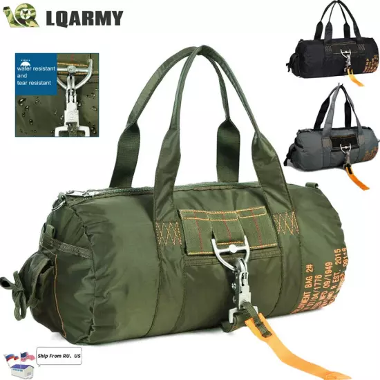 Tactical Parachute Sport Duffle Bag Outdoor Travel Belt Bag Camping Tactical Bag