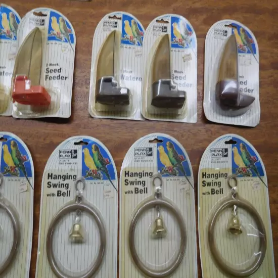 51 Penn Plax Pet Bird Accessories New Old Stock Play Pack, Ladders, Swings~WOW!