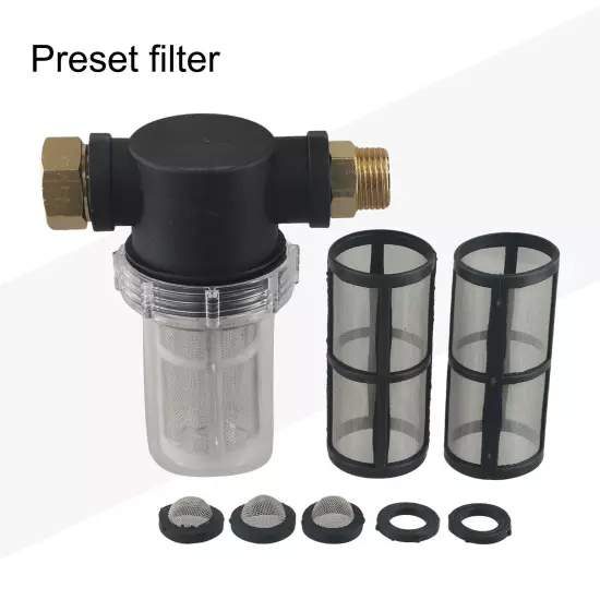 Garden Hose Strainer Hose Connector Filter For Home Use PC Body Material