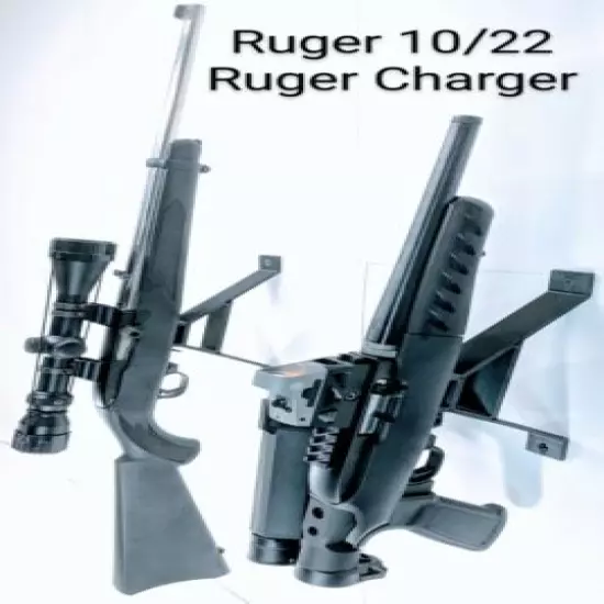 Ruger 10/22 Wall Mount 200lb Heavy Duty Display Rack Hanger Rifle Storage