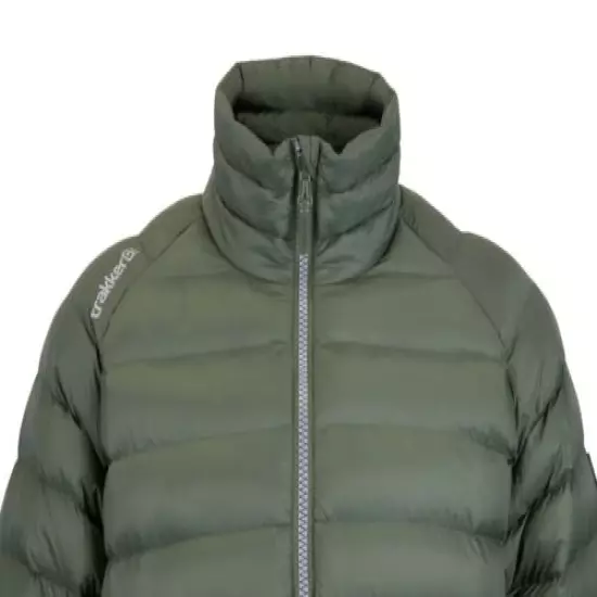 Trakker Base XP Plus Jacket Green *All Sizes* New Carp Fishing Anglers Clothing