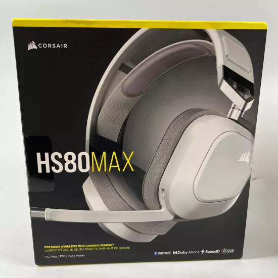 New Corsair HS80MAX Wireless Headset for PC/Mac/PS5/PS4/Mobile