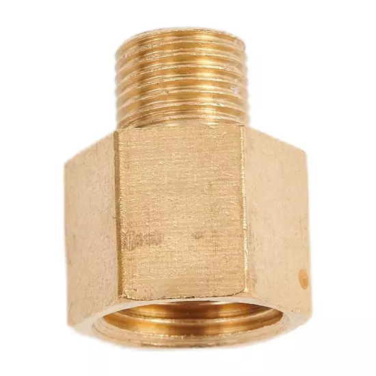 Brass For BSP-NPT Adapter 1/8" Male For BSPT To 1/4" Female Brass Fitting Tool