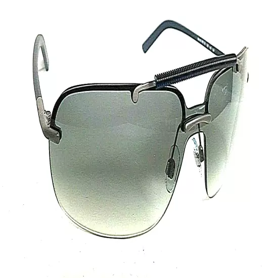 New WEB Narvik WE105 13B Silver Black Blue Men's Sunglasses