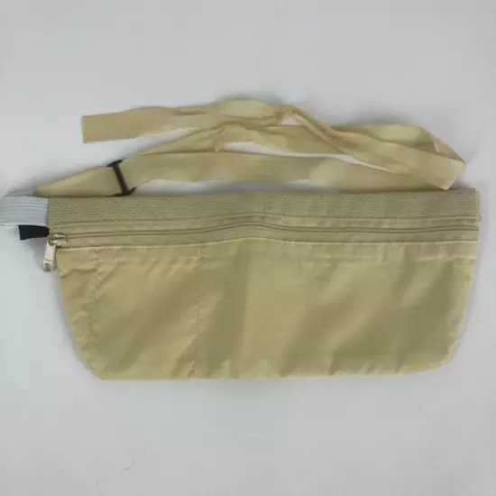 Sundog Money Belt Tan Travel Wallet Passport Safe Waist Rip Stop Fabric USA Made