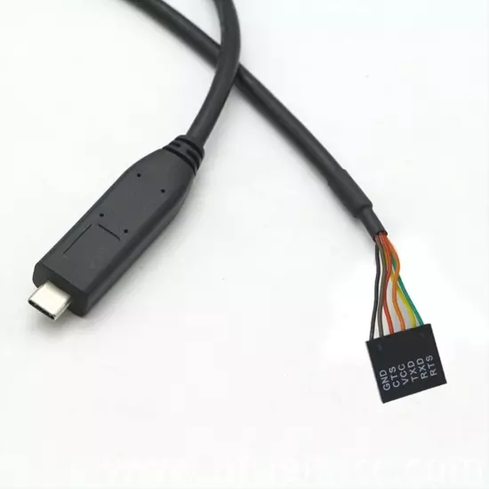 Teykst USB C to 33V TTL UART Serial Cable TTL232R3V3 with FT232 Chipset 6