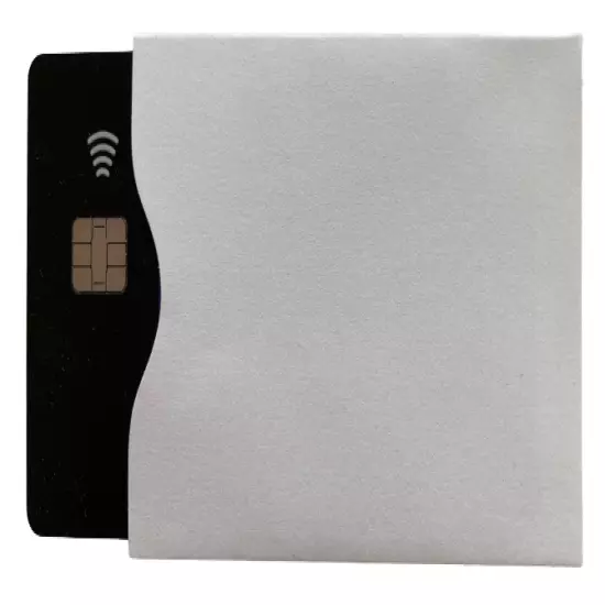 RFID Blocking Sleeve - Credit and Debit Card Protection / 6 Pack + FREE Ship