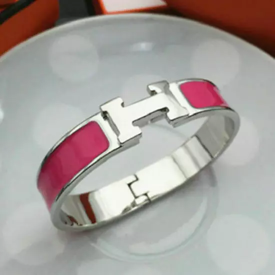 High Quality Womens Classic Stainless Steel H-buckle Bracelet Size 17cm