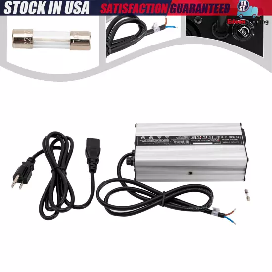 36 Volt DL-220W Golf Cart Battery Charger with Power Supply Cable New