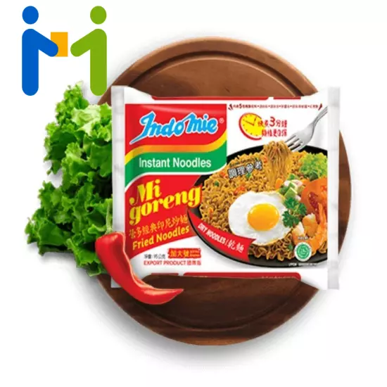 Indomie Mi Goreng Instant Stir Fry Noodles, Halal 3 Ounce (Pack of 30) 