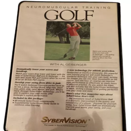 Neuromuscular Training Golf With Al Geiberger VHS Sybervision