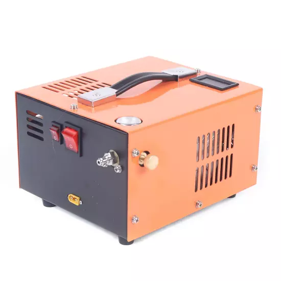 12V PCP Air Compressor &Transformer High Pressure Pump Fan Cooling 30Mpa 4500PSI