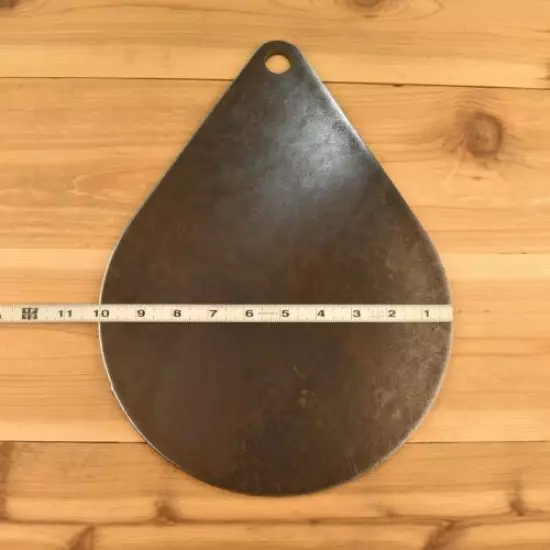 AR500 1/4" Steel Shooting Target 10" Teardrop