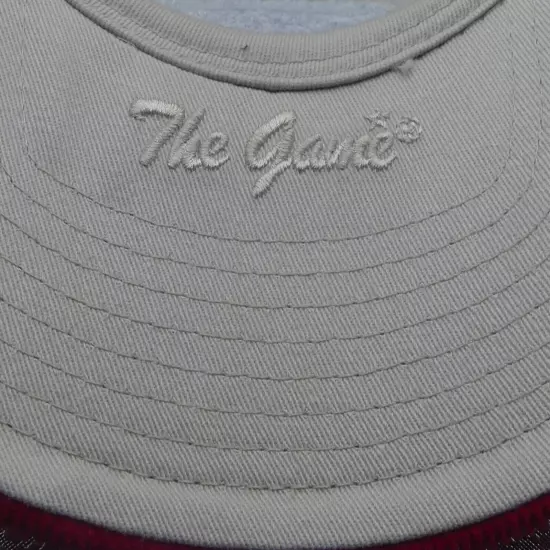 The Game Lacrosse Unlimited Quick Stick Strapback Hat Cap OSFM Red White & Blue