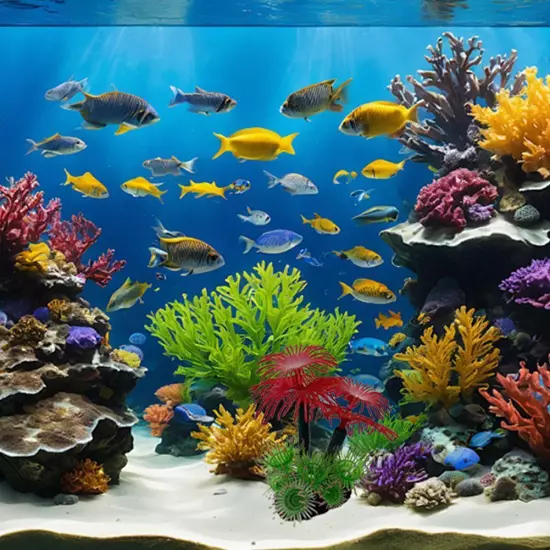 Fish Tank Coral Artificial Underwater Coral Aquarium Fish Tank Decora