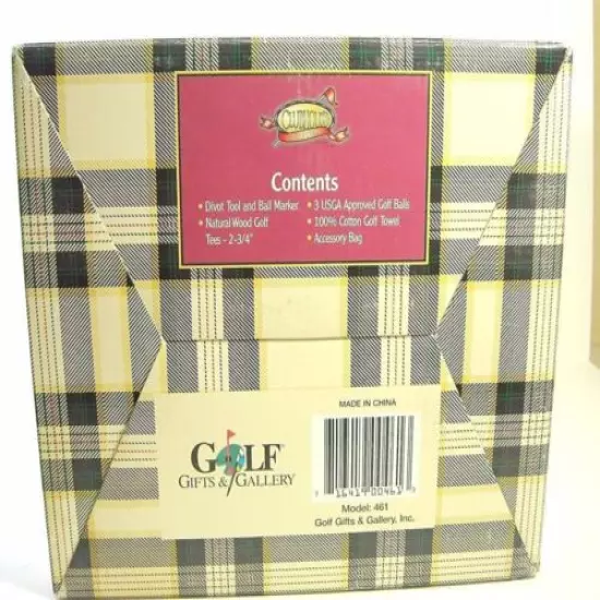 Golfers Bucket Of Gifts Club House Collection NIB