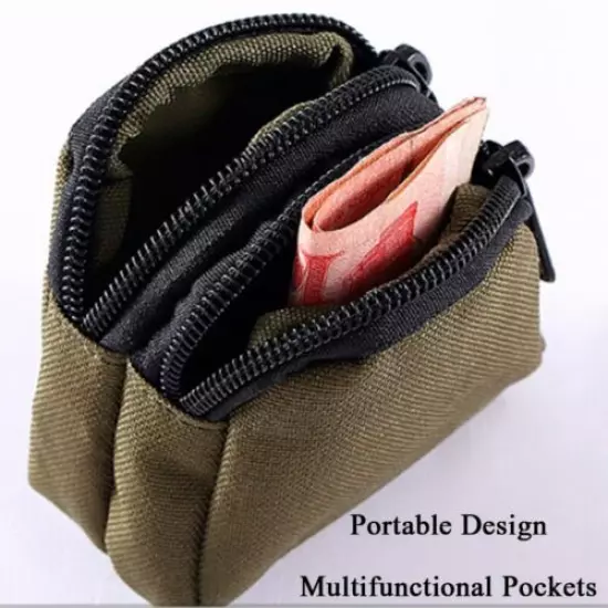 Tactical EDC Pouch Waist Belt Bag Wallet Key Coin Purse for Hunting Portable Bag