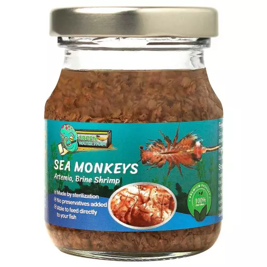 Sea Monkeys (Artemia, Brine Shrimp) Sterilize for Feeding Medium and Adult Fish