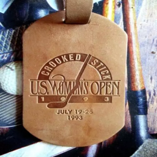 vtg - PGA Golf Bag Tag - 1993 U.S. WOMEN'S OPEN - Crooked Stick GC - LPGA Tour