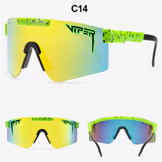 Integrated Lenses Polarized Sunglasses Wind Goggles Cycling Eyewear