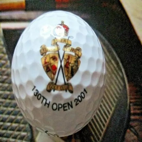 vtg - rare - 2001 British Open - Logo Golf Ball - Royal Lytham & St. Annes GC