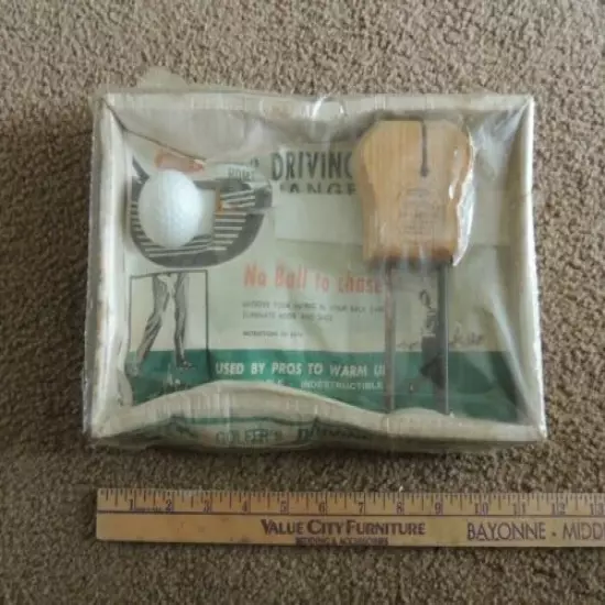 Old stock VINTAGE Wham-O Golfers Home Driving Range W/ Original Packaging 1960's