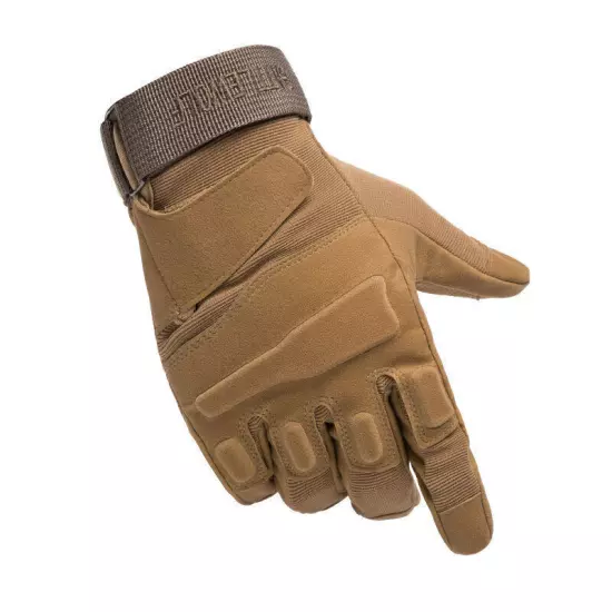 Tactical Full Finger Gloves Army Military Combat Hunting Shooting Sniper Mittens