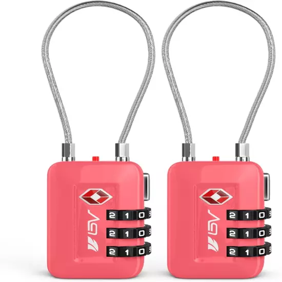 TSA Approved Luggage Travel Lock, Set-Your-Own Combination Lock for School Gym L