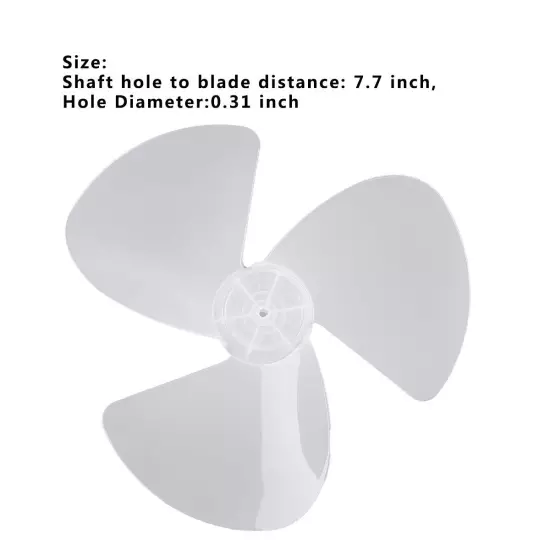 12/14/16/20 Inch Plastic Fan Blade Replacements for Standing Fan Table Fanner