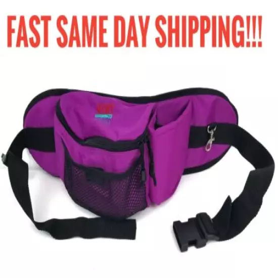 Sport Works Belt Bum Running Pouch Sport Retro womens/mens purple drink holder