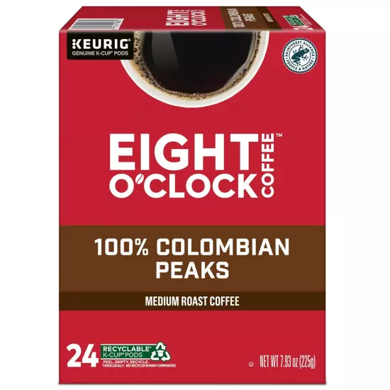 Colombian Peaks Keurig Single-Serve K-Cup Pods, Medium Roast Coffee, 96 Count