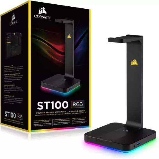 Corsair ST100 RGB RGB Compatible Headset Stand SP767 CA-9011167-AP wired USB Jp