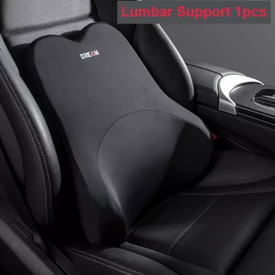 Car Lumbar Support Headrest Neck Pillow Support Universal Cushion Back Support