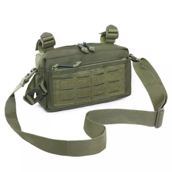 Military Tactical Molle Shoulder Pack Messenger Bags EDC Sundries Pouch Outdoor