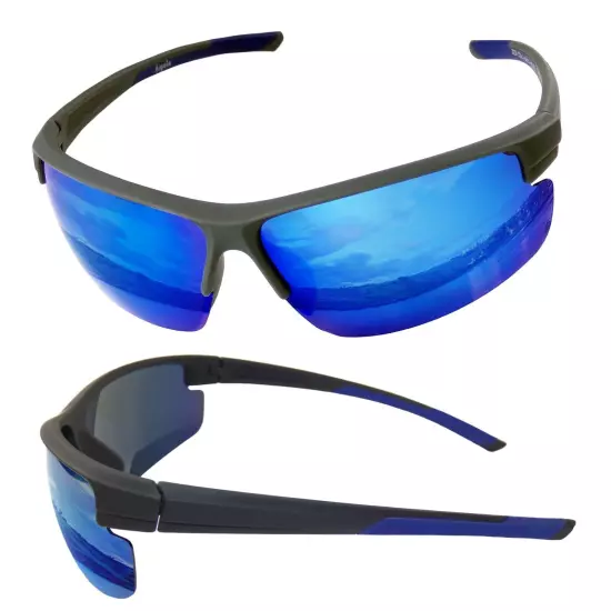 Clearance Sports Sunglasses for Men UV Protection, Retro Sunglasses, Wrap Around