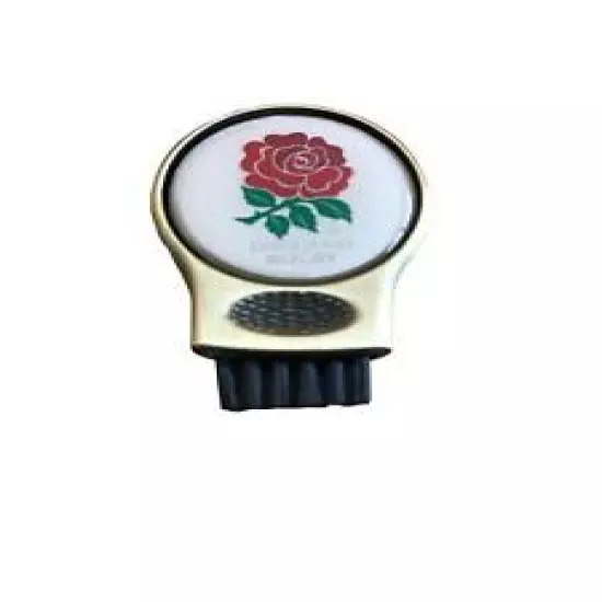 ENGLAND RUGBY GRUVE CLEANER AND GOLF BALL MARKER. GROOVE CLEANING BRUSH