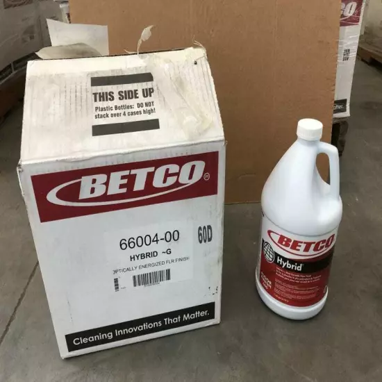 BETCO Hybrid 66004-00 Floor Finish 1 Gallon -NIB of 4