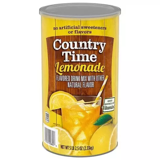 2 PK Country Time Lemonade Mix 82.5 Oz -FREE SHIPPING