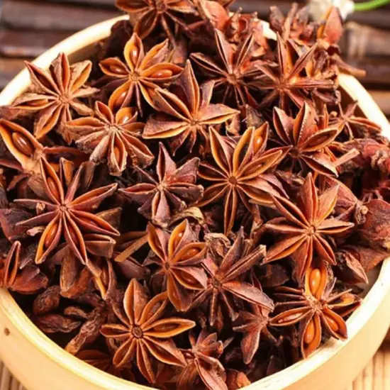 Dry Star Anise Ceylon Premium Whole Natural Herb Spice Bulk Leaves 100% Organic